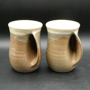 Neher Desert Sand Handwarmer Mugs, right-handed, Set of 2